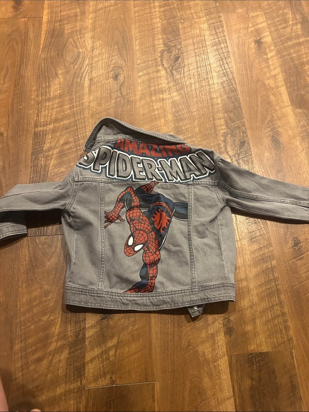 Spiderman Jean Jacket NWT